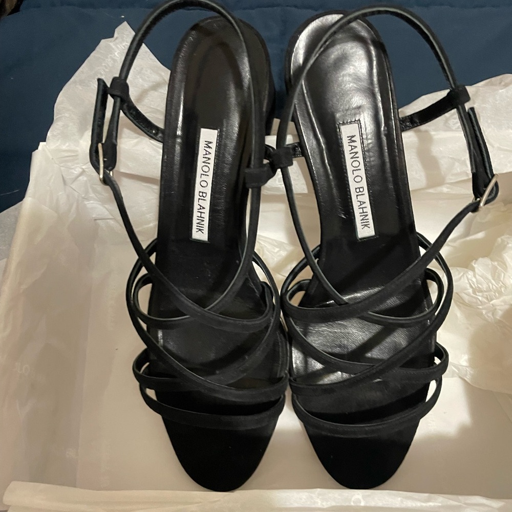 Manolo Blahnik Black Heels